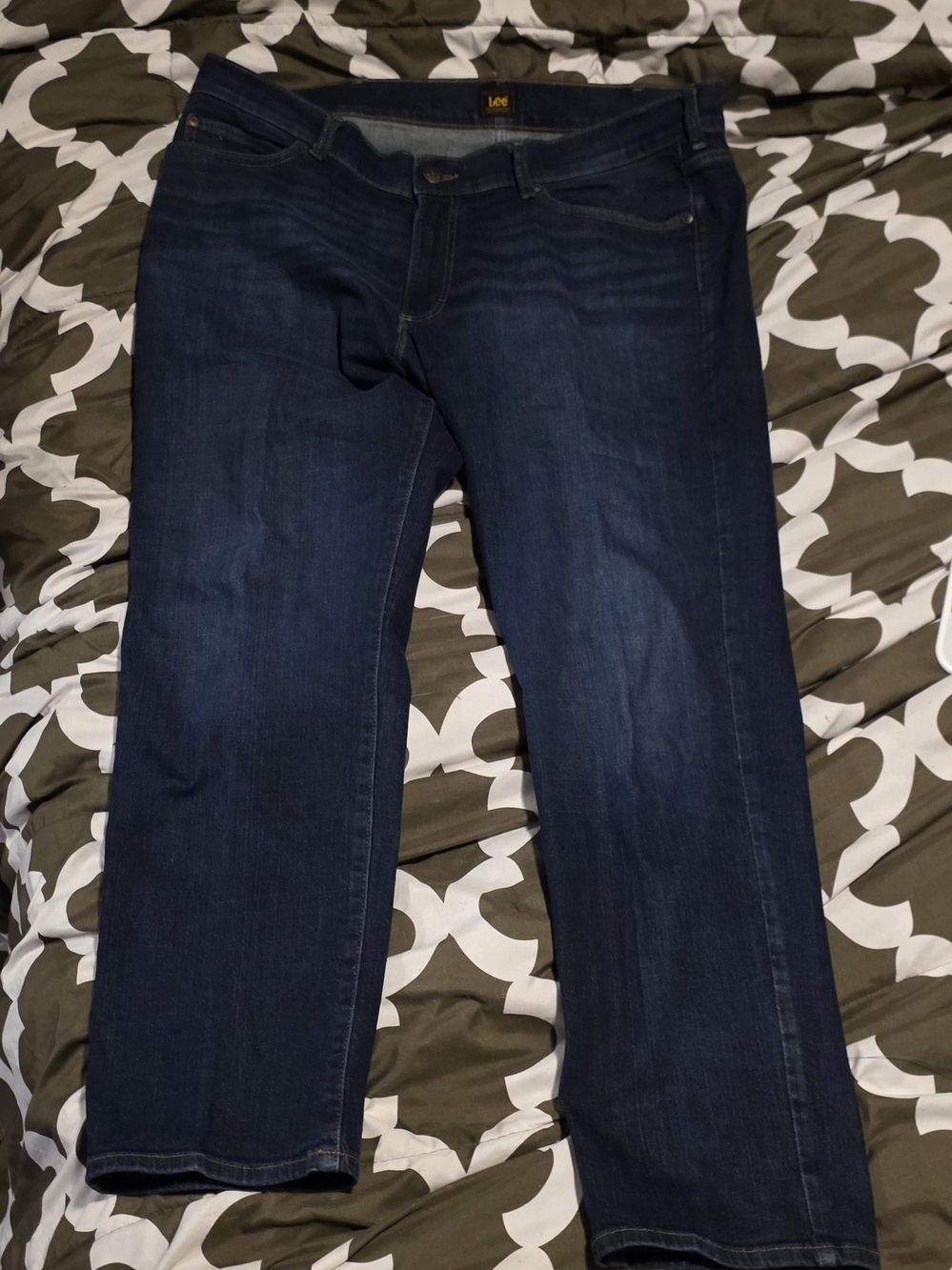 Lee Men's Dark Indigo Straight Leg Jeans